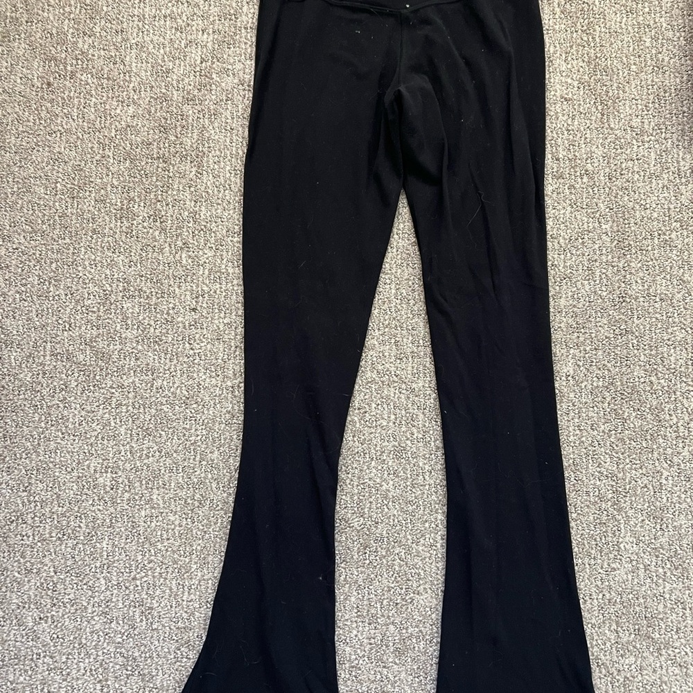 lululemon Black Mini-Flare Leggings